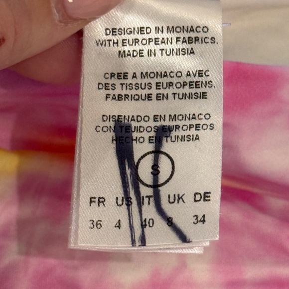 New! BananaMoon Triangle Tie Dye High Waisted Bikini Bottom 31471 - Picture 9 of 11